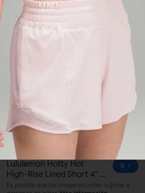 lululemon athletica Light Pink High-Rise Lined Women's Shorts